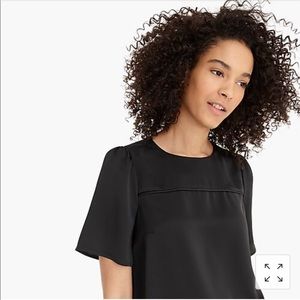 JCREW | Hammered Satin Top